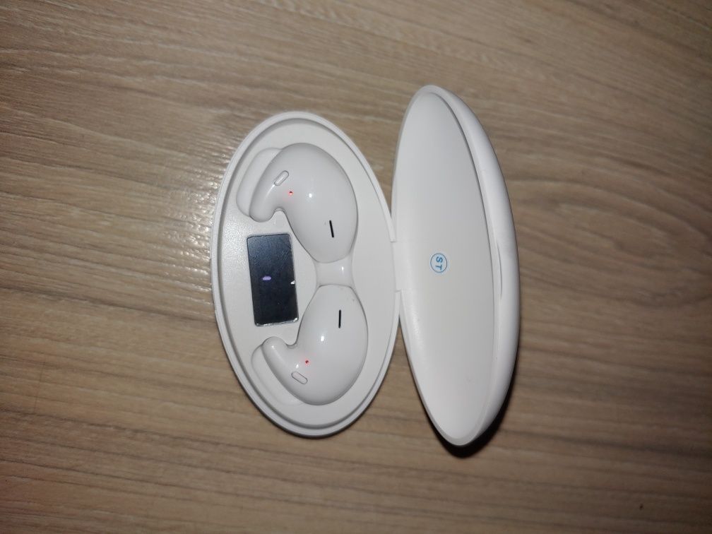 Słuchawki bezprzewodowe bluetooth białe