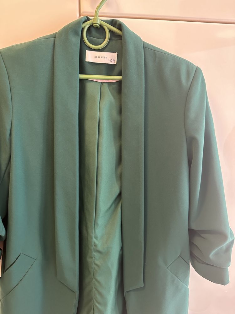 Зелений жіночий піджак Резерв, розмір ХС, Reserved жакет