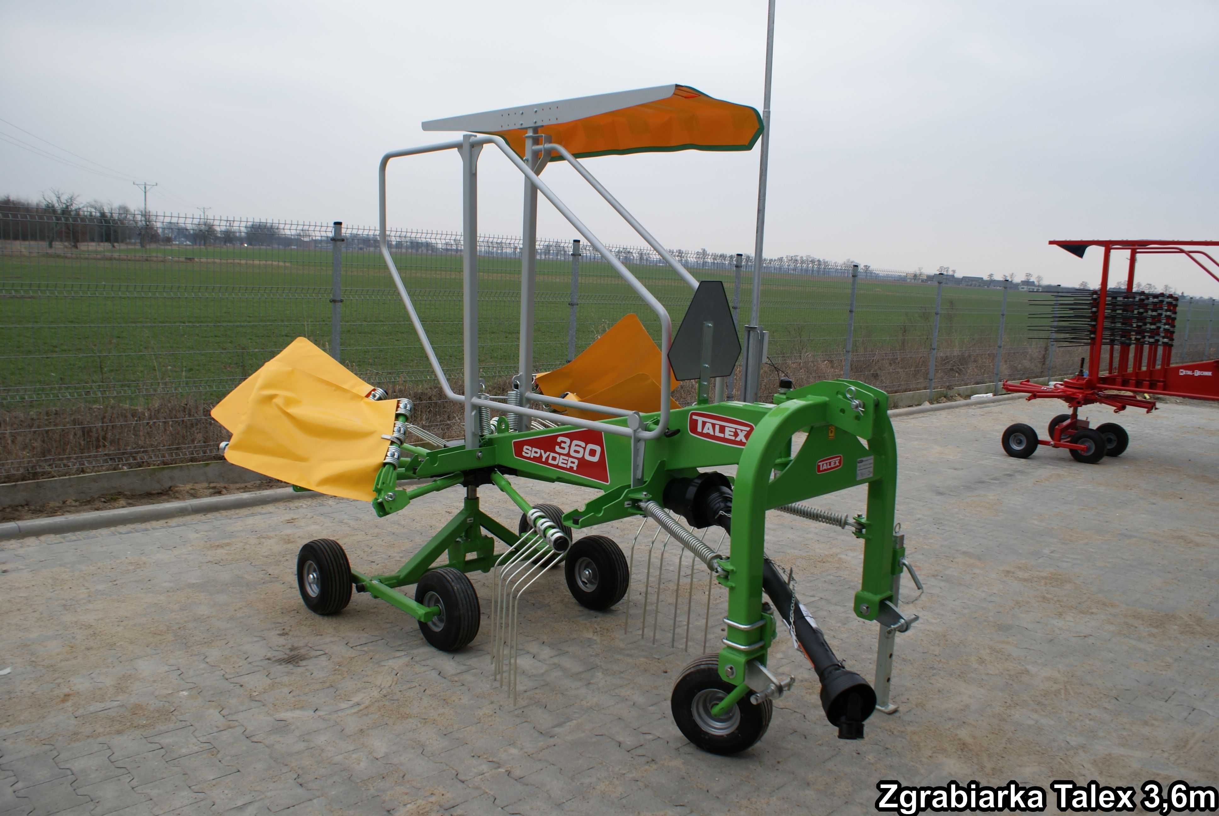 Zgrabiarka Karuzelowa *TANDEM* Metal-Technik Talex wirnikowa 3.5m 4.2m