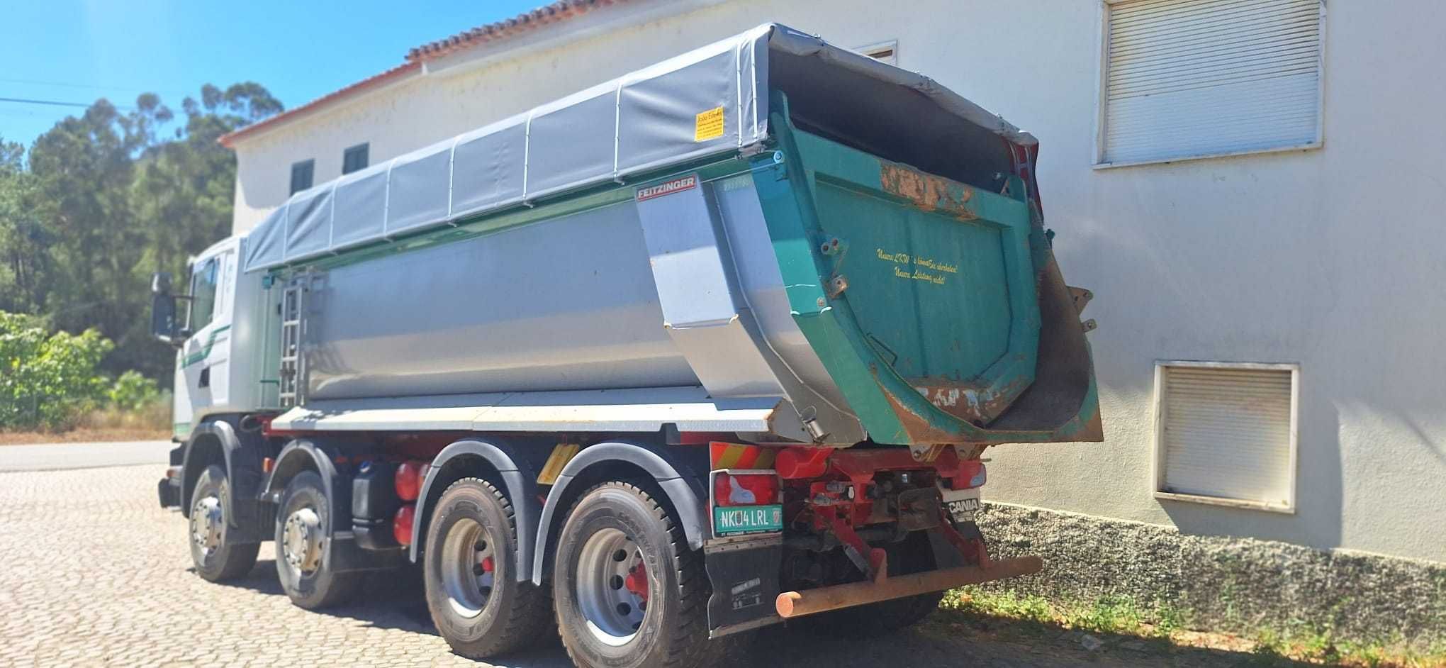 scanea G410 8*4 basculant de 17 m3 ano 2018 apenas 316000klm como nova