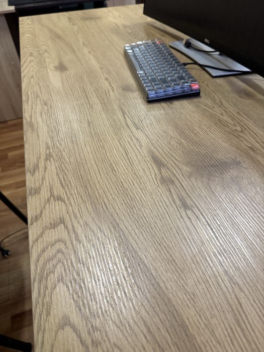 Стіл регульований SVANEKE 70x140см колір натур. дуб/чорний