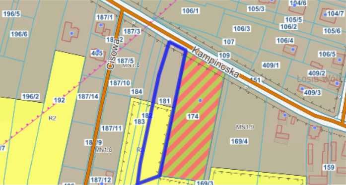 Nieruchomość gruntowa - Łosia Wólka, gmina Czosnów - 3164m2