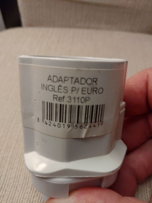 Adaptador inglês p/euro