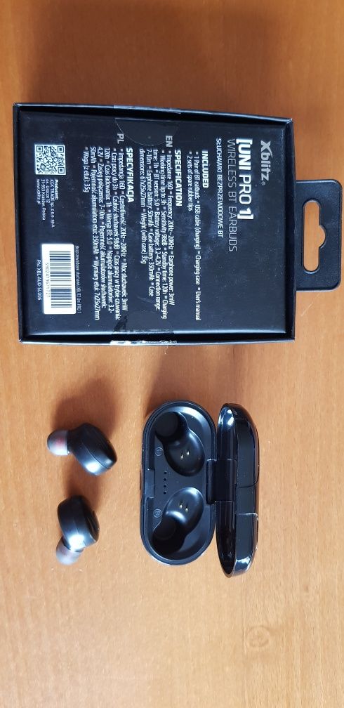 Słuchawki bezprzewodowe unipro 1 firmy xblitz