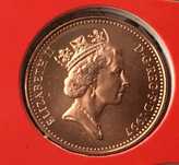 MOEDA 1997 UM 1 PENCE
