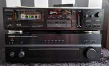 CASSETTEDECK KX-1100 hx, Amplituner YAMAHA AX-397 + 2 x Kolumny Dual