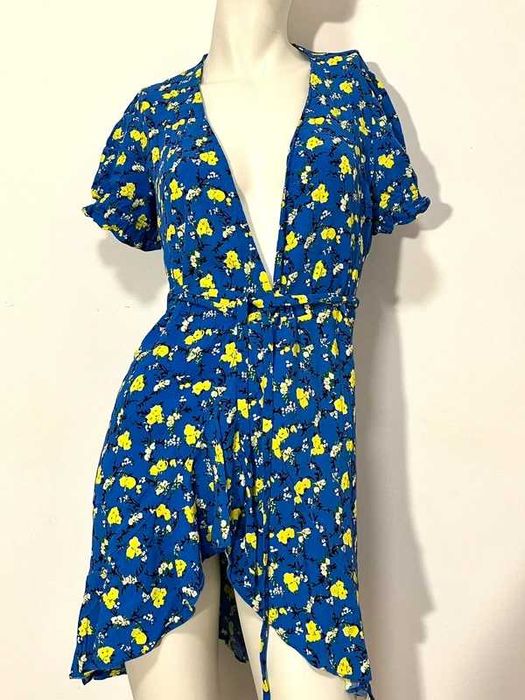 Diane von Furstenberg Kwiecista Wiskozowa Sukienka