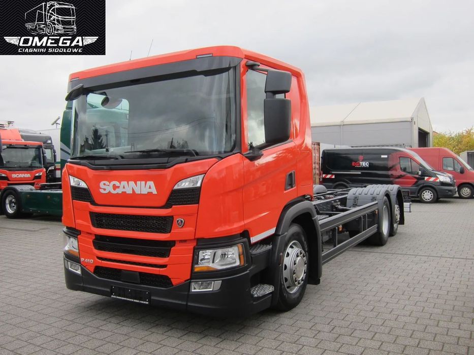 Scania P 410  6X2 RAMA / Oś skrętna /
