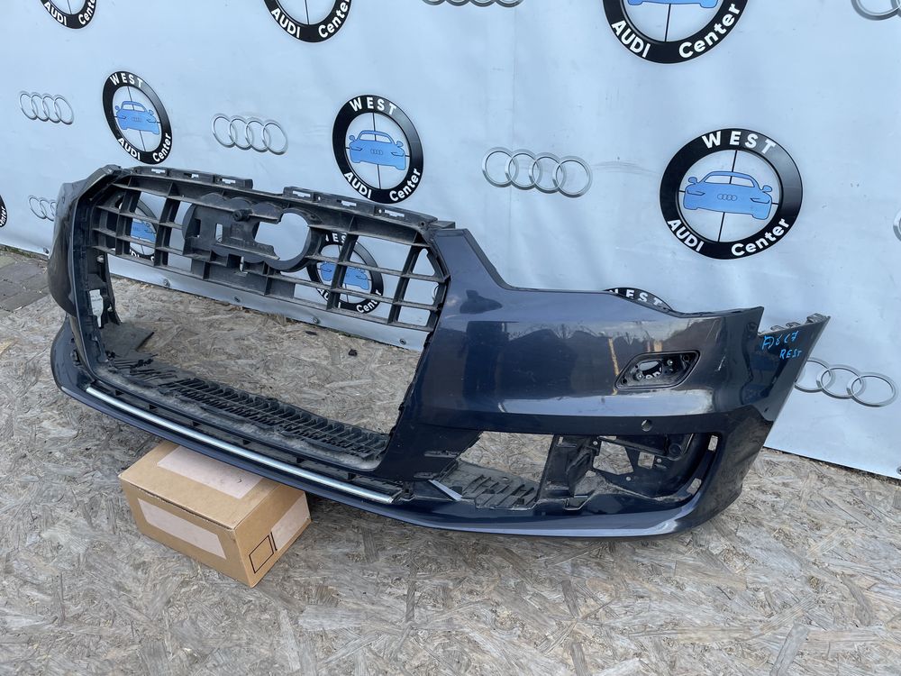 Audi A6 C7 rest бампер передній ресталінг ауді а6 с7 бампер ресталінг