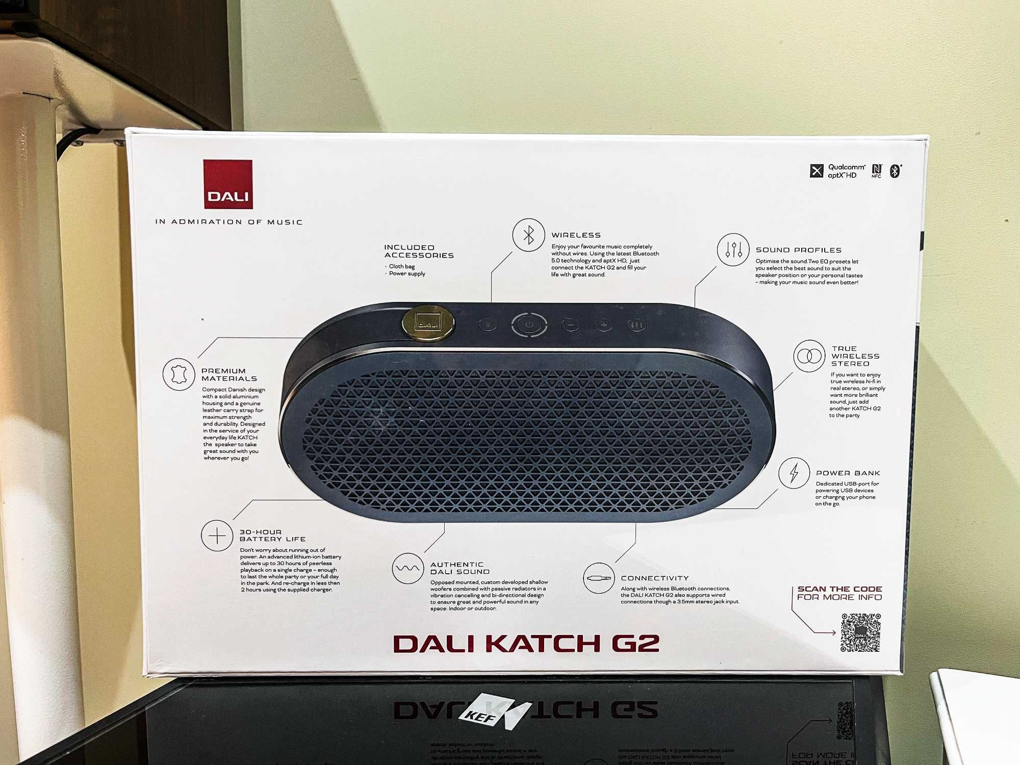 Портативна колонка Hi-Fi DALI Katch G2 Chilly Blue