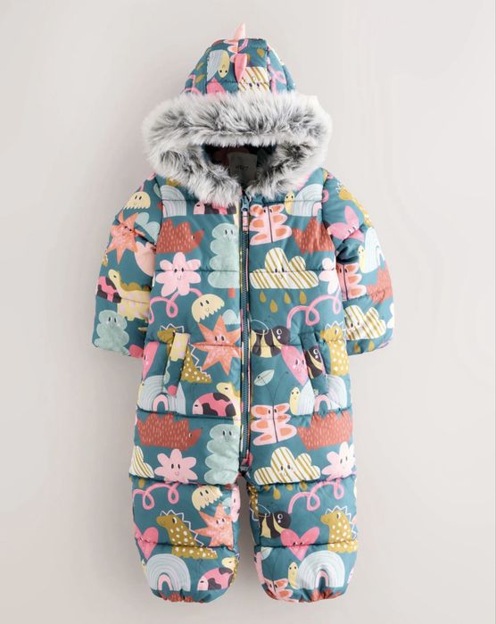 Зимовий комбінезон Next для дівчинки. Розмір2-3,3-4,4-5,5-6