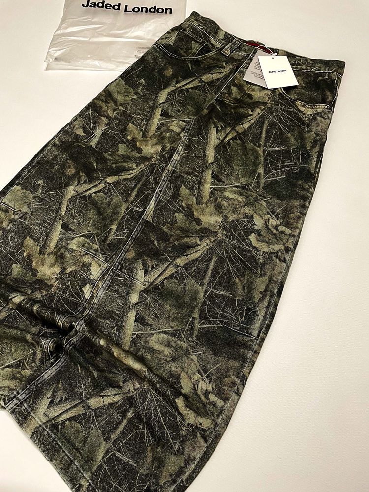 Jaded London Woodland Camo Colossus Baggy Jeans original