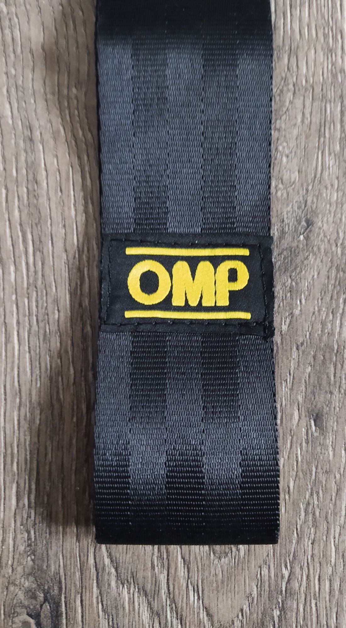 Pas holowniczy OMP Czarny Nowy Wysyłka