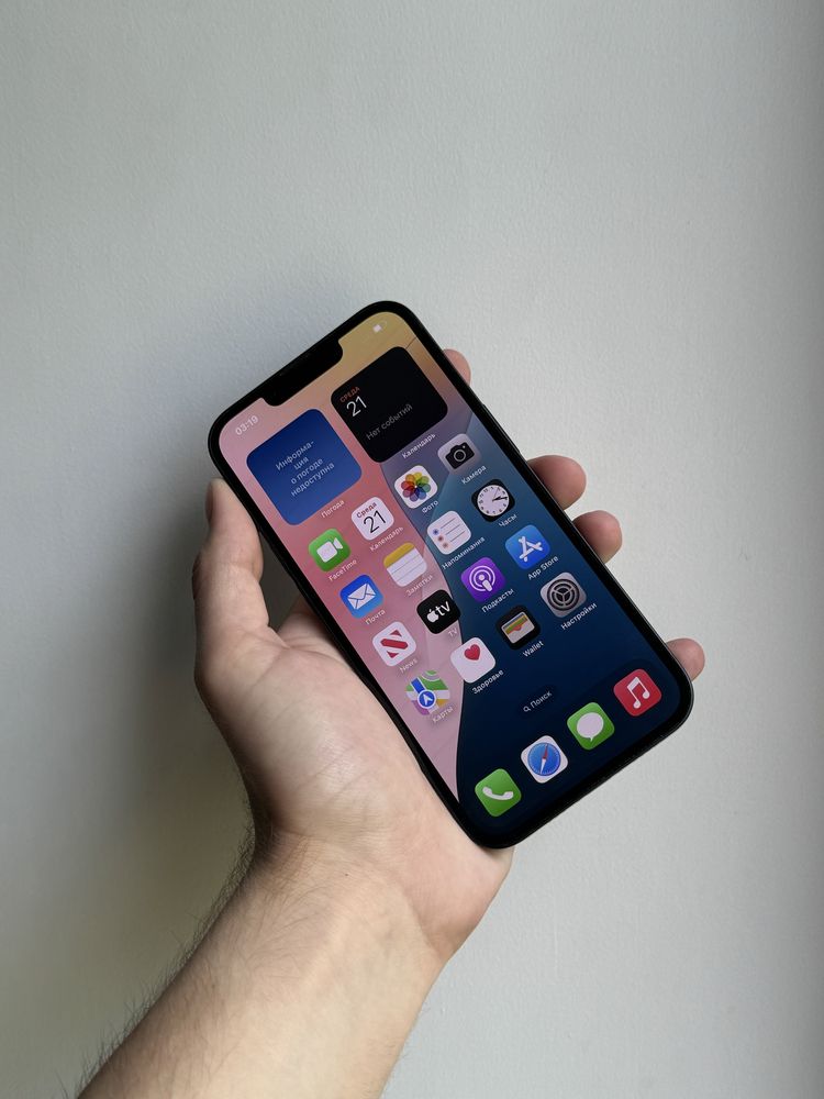 iPhone 13 256 Gb Midnight Neverlock АКБ 100% Идеальное состояние