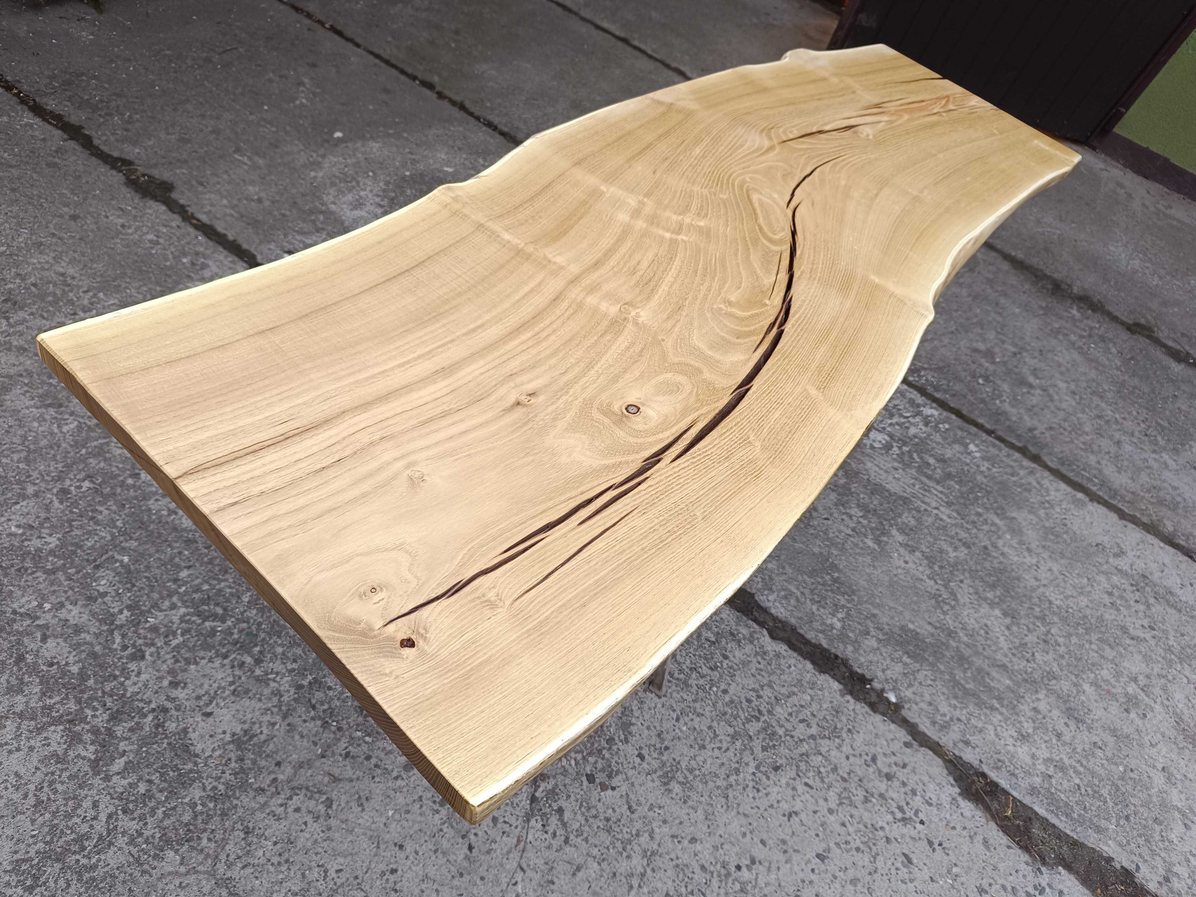 Monolit Akacja 200x60 na stół biurko ławę Live Edge