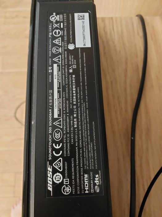 Bose soundtouch 300 soundbar Stan idealny bluetooth