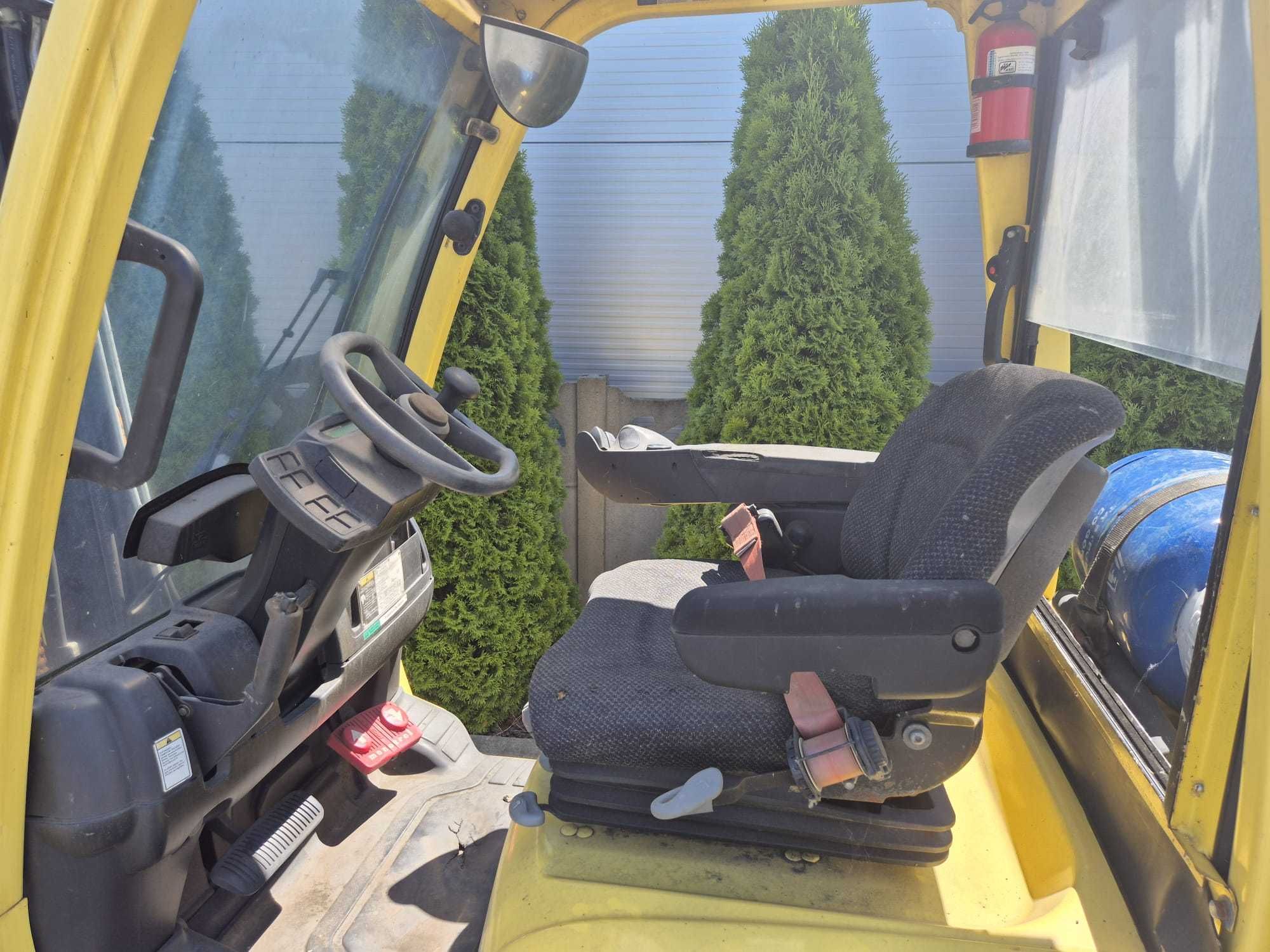 Wózek widłowy używany Hyster H1.6FT wolny skok, przesuw boczny 2011