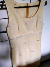 Сукня святкова італ. льон, індивідуальний пошив+болеро,XS-S,платье лен