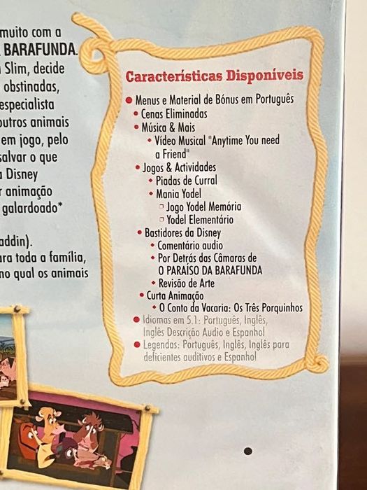 DVD - O Paraiso da Barafunda - home of range - Disney