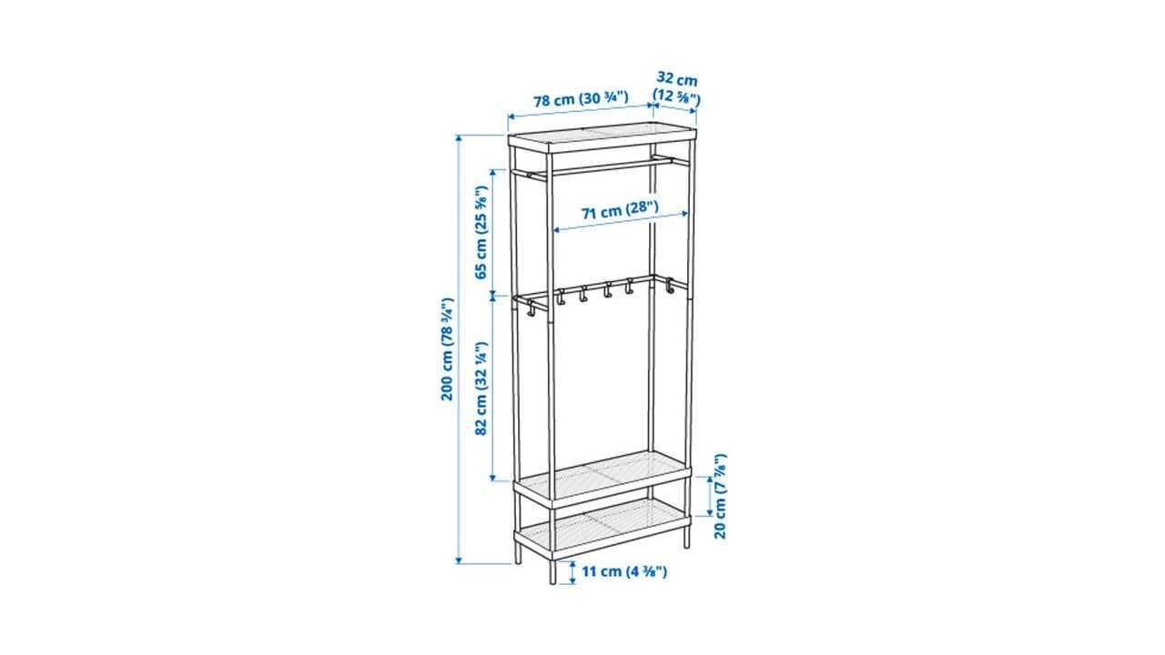 Cabide e Sapateira MACKAPÄR da IKEA branco
