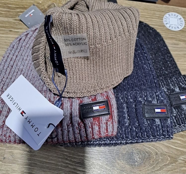 Шапка Tommy Hilfiger  осенняя демисизонная коттон