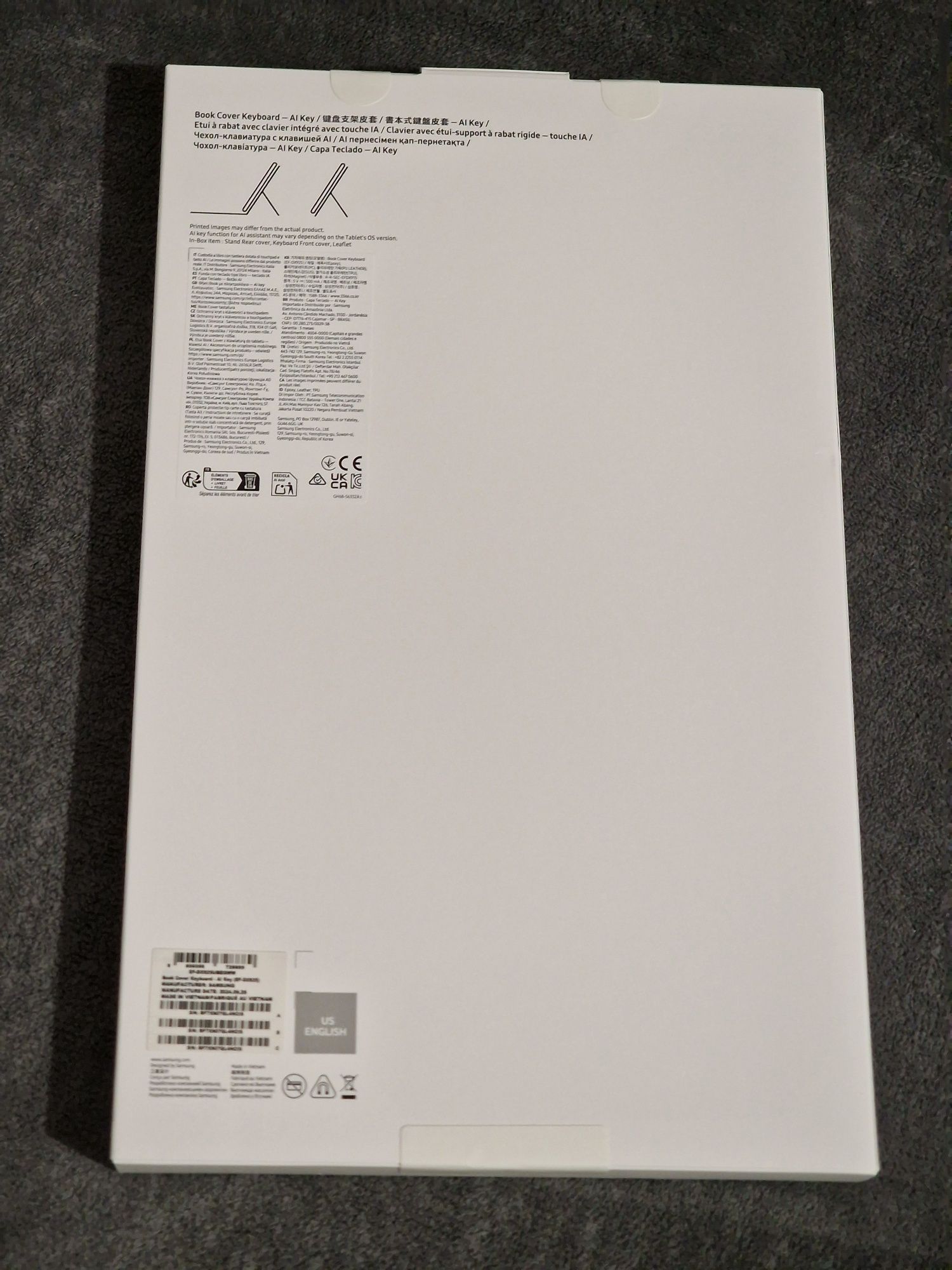 Samsung Galaxy Book Cover Keyboard - AI Key