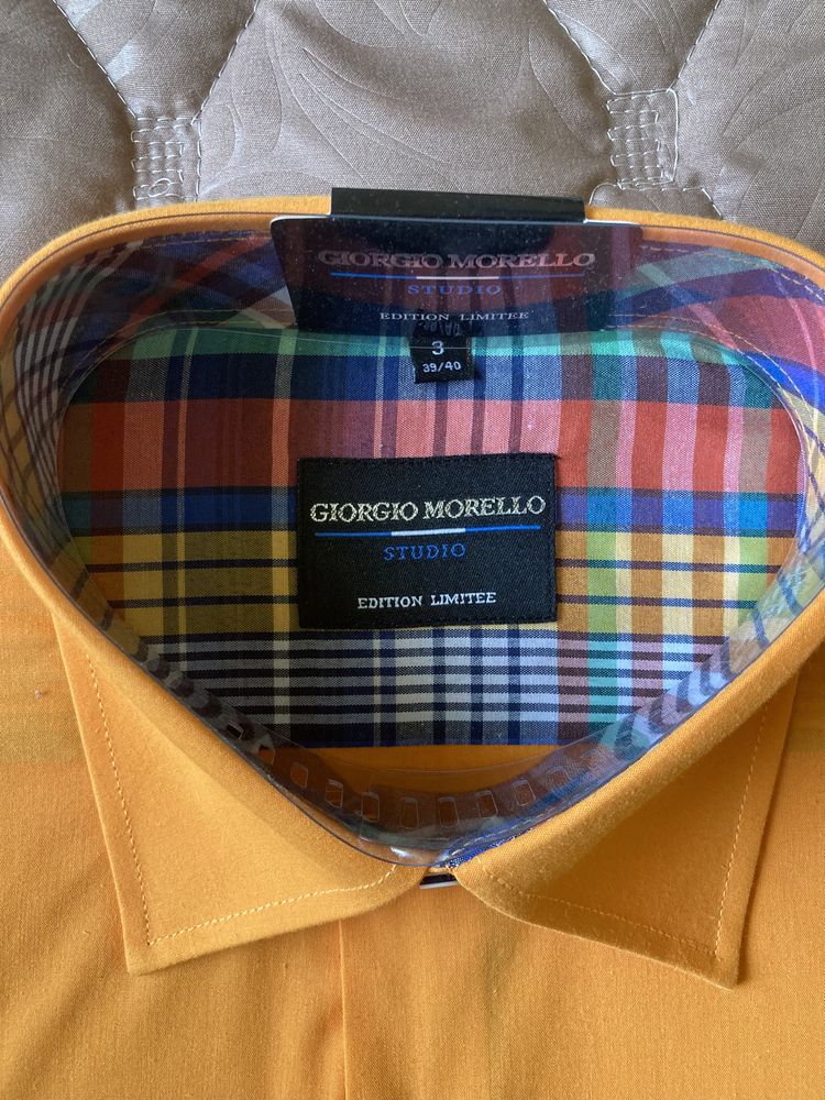 Сорочка чоловіча Giorgio Morello, chemise style Italien, 39/40