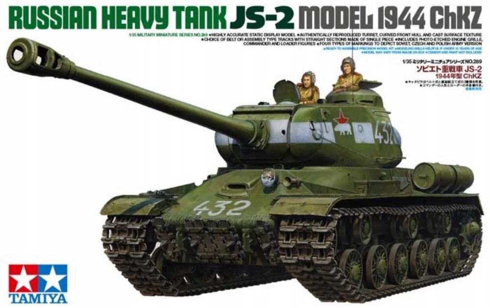 Model do sklejania 1:35 Czołg Stalin IS-2 model 1944 ChKZ 35289 Tamiya