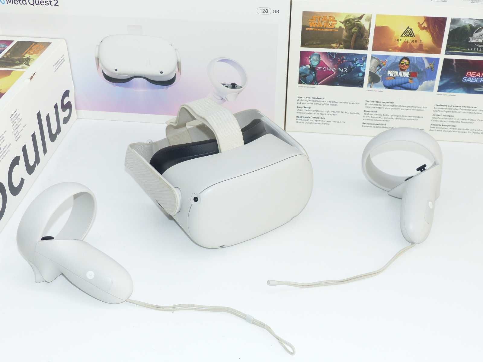 Meta Oculus Quest 2 / Gogle VR Wirtualna Rzeczywistość Gry Filmy 3D