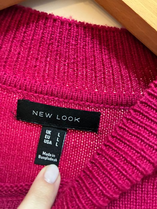 Malinowy golf New Look L