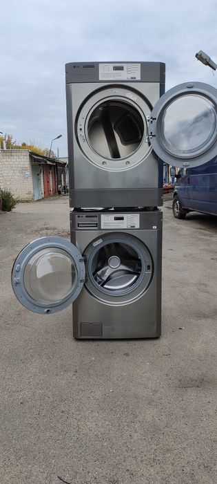 Промисловий комплект прально-сушильних машини