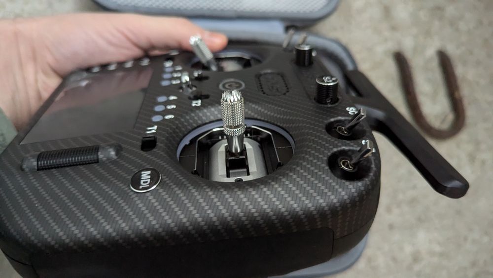 Пульт (аппаратура) Radiomaster TX15 MAX (Black) з AG02 стіками