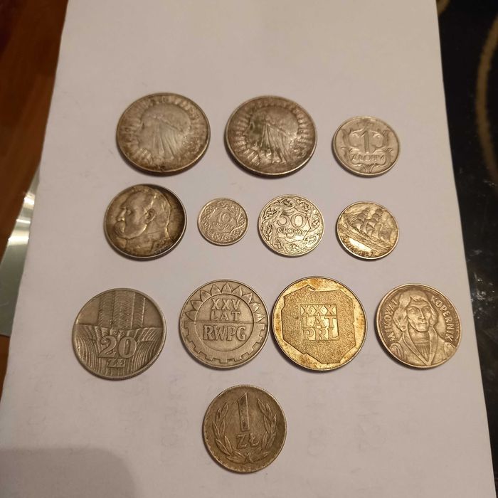 Monety przedwojenne i PRL