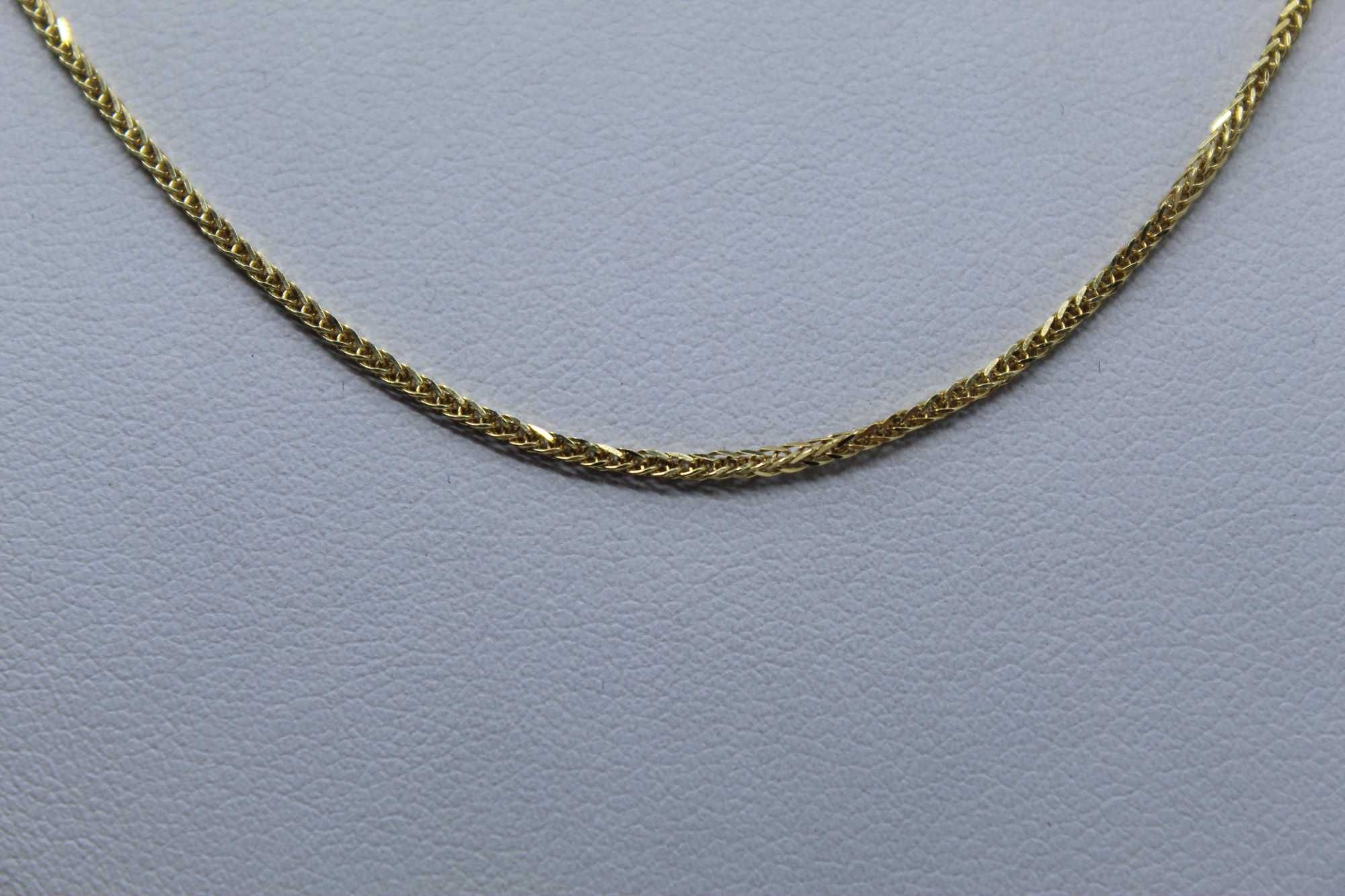 Złoto/Złoty łańcuszek 585 14K 2,52 gram 45cm Kłos Nowe Okazja