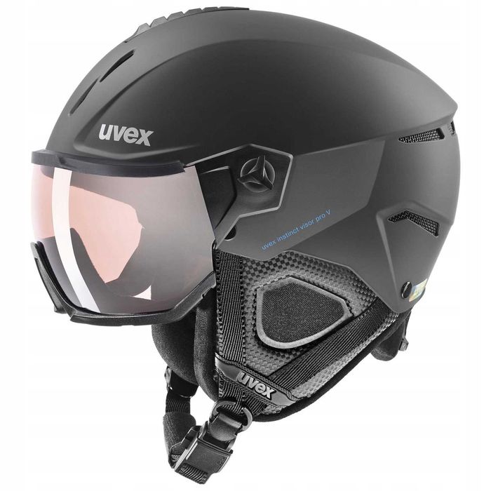 Kask narciarski Uvex Instinct Visor Pro V Vario Black L 59-61cm