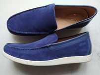 Продам новые мужские замшевые мокасины-лоферы Clarks, Великобритания.