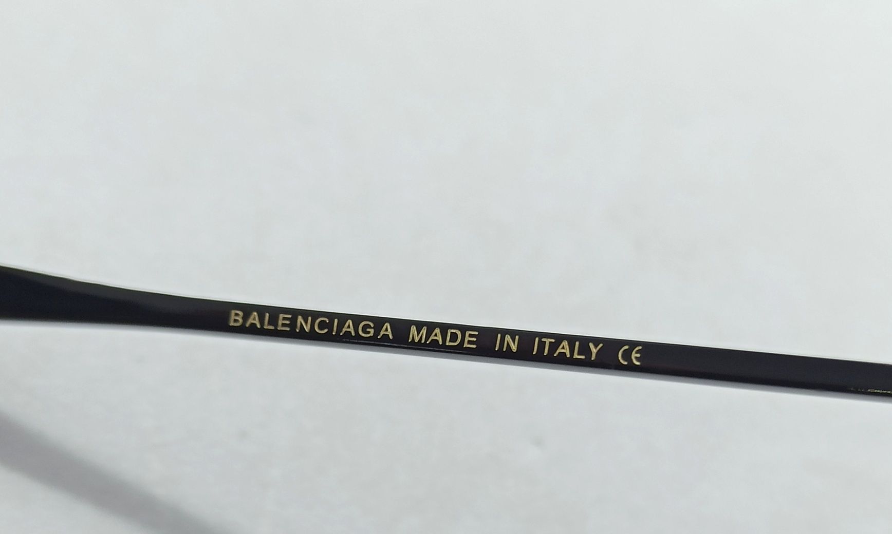 Balenciaga очки капли унисекс серые полупрозрачные в черном металле
