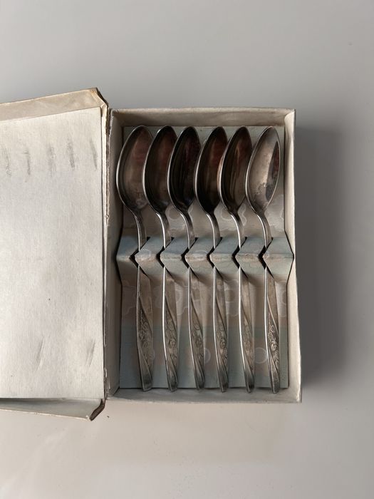 Łyżeczki posrebrzane