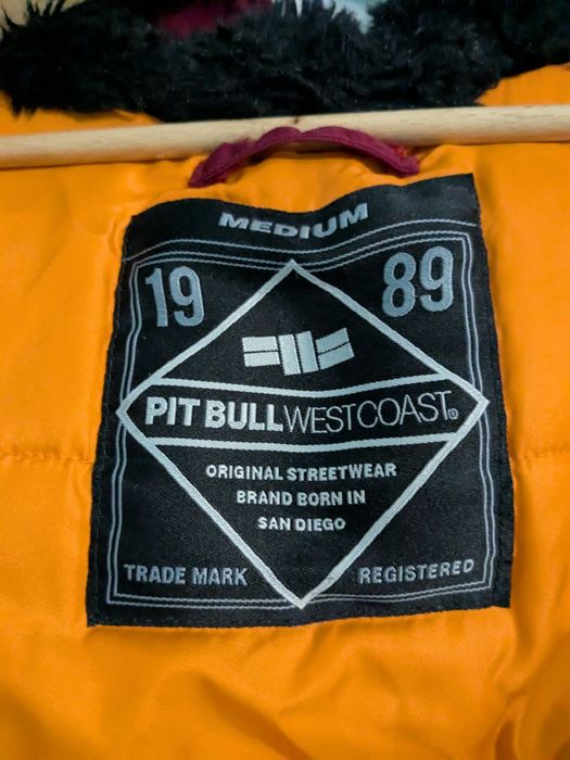 Kurtka zimowa Pit Bull bomberka z kapturem ENCINO