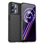 Thunder Case Elastyczne Pancerne Etui Pokrowiec Realme 9 Pro Czarny