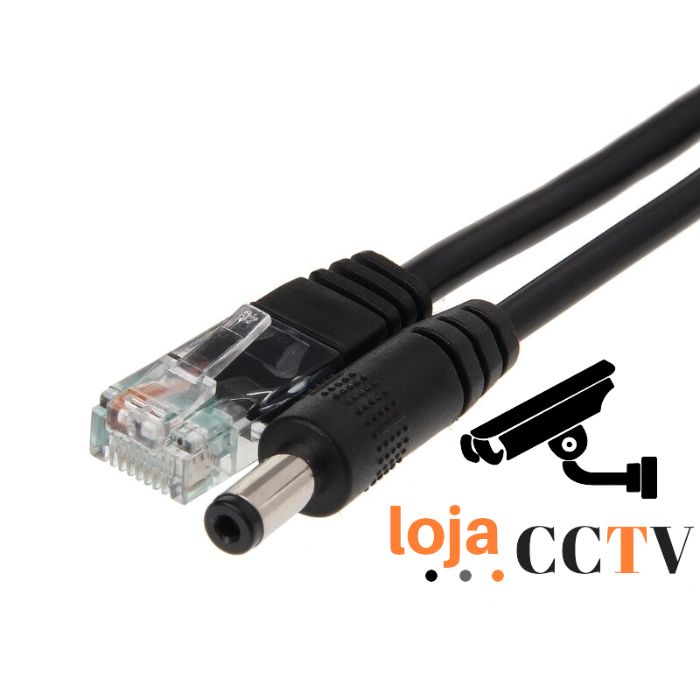 Power Over Ethernet PoE Splitter Adapter Para Câmaras IP