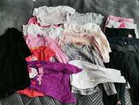 Paczka ubrań 116 spodnie bluzki legginsy