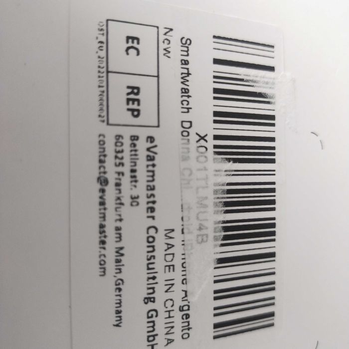 Smartwatch damski srebrny