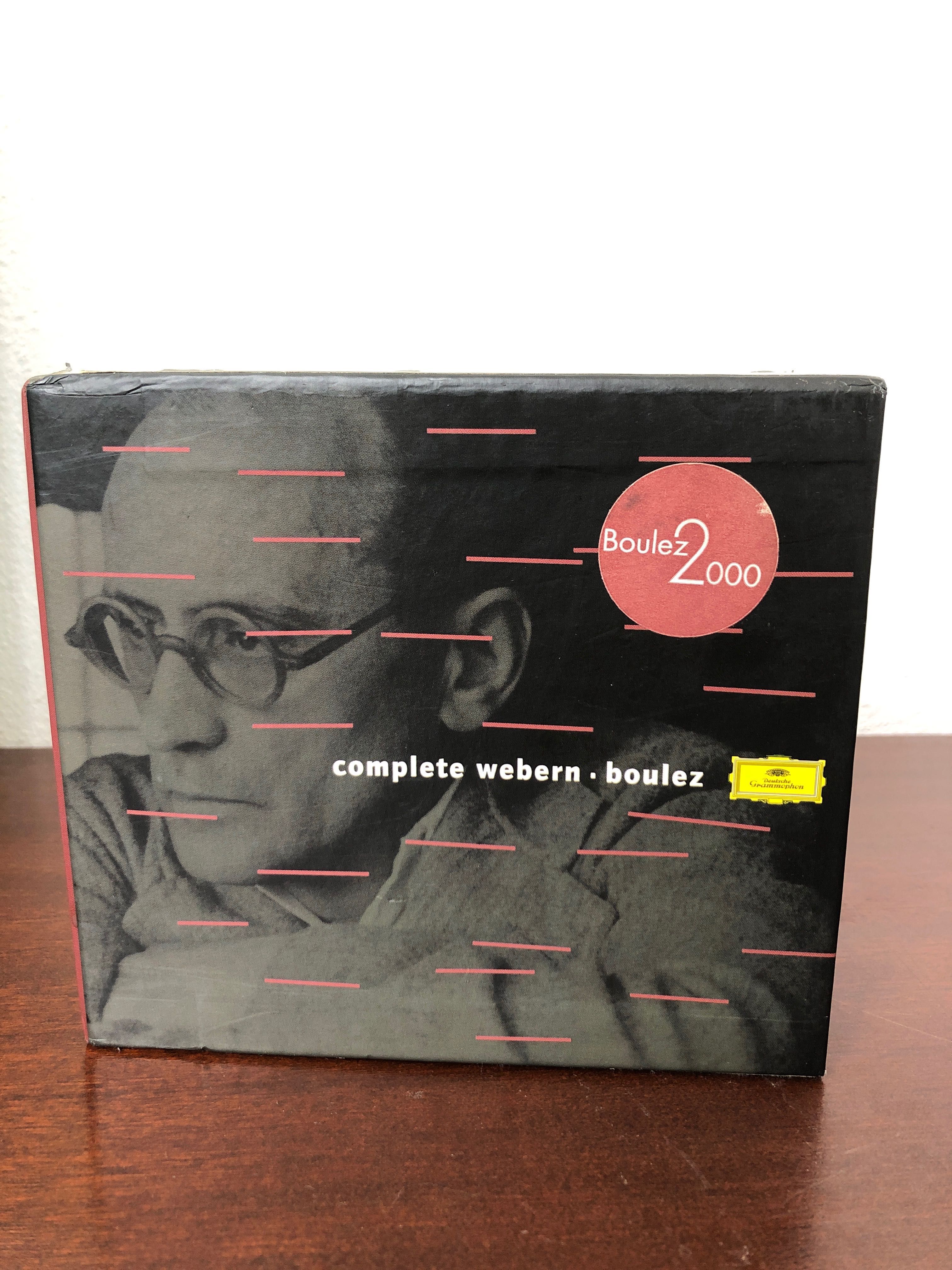 CD Deutsche Gramophone Complete Webern • Boulez