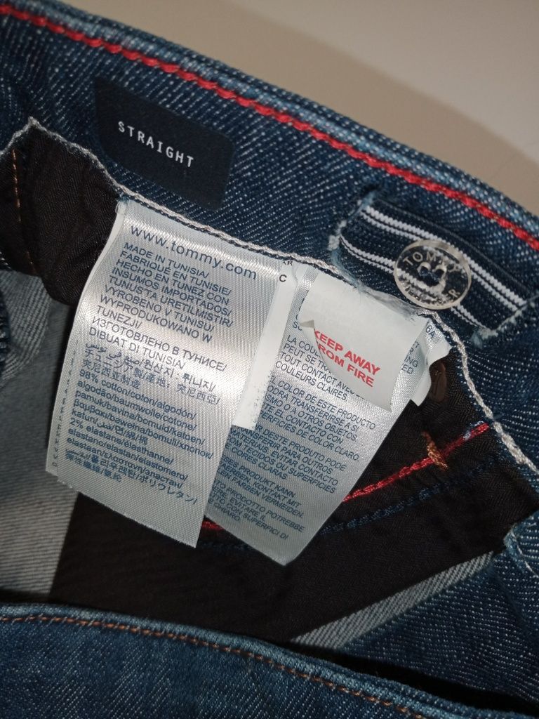 Tommy Hilfiger r.176 krótkie spodenki jeansowe, szorty. 14-18lat.
