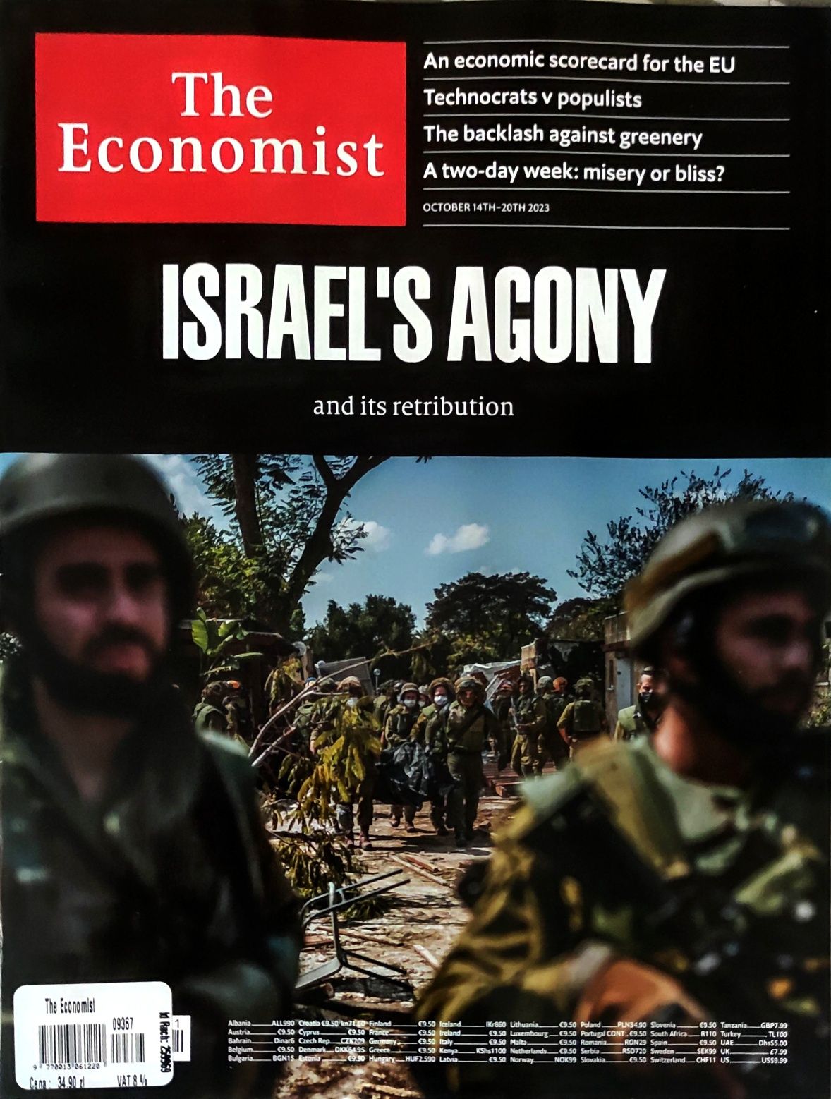 The Economist 14.10/23 Agonia Izraela technokraci vs.populiści