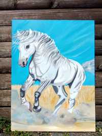 Картина "Патриотическая лошадь"