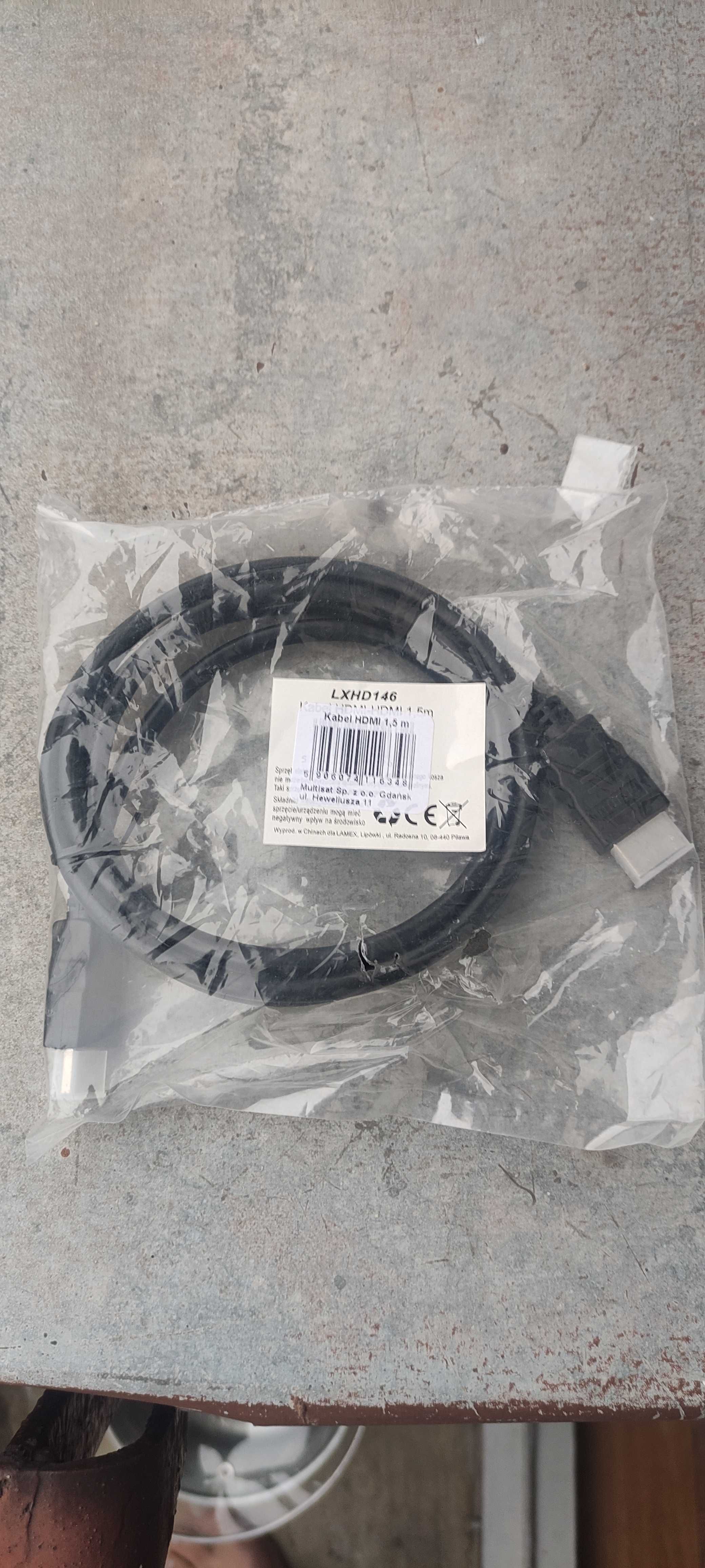 Kabel HDMI 1,5m nowy