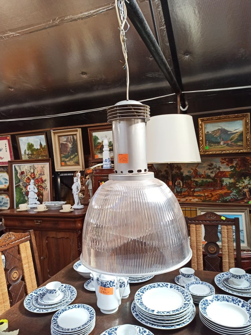 Lampa loftowa duża z tworzywa sztucznego