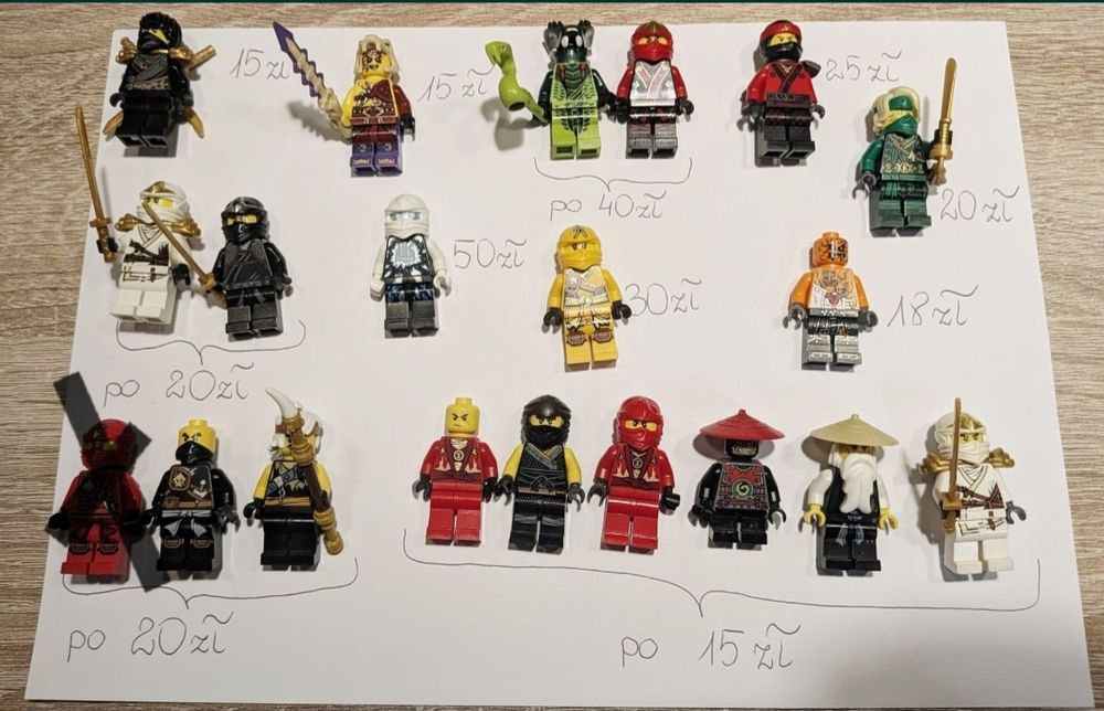 Figurki lego Ninjago